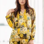 Printed Yellow floral Co ord Set