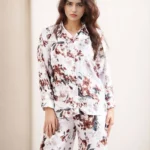 White Floral Printed Co ord Set