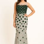 Emerald Garden Illusion Gown