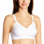 "Floret Crossfit White Full Coverage Bra - Non-Padded, Seamless, Full Support for Everyday Wear"