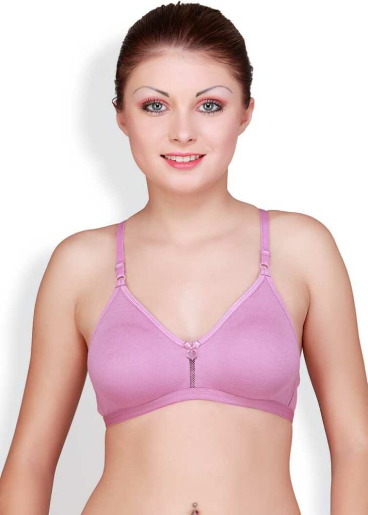 Floret Katrina Purple Bra - Non-Padded, Medium Coverage, Seamless, Stylish Design for Everyday Wear" - Image 1
