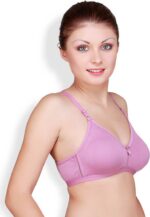 Floret Katrina Purple Bra - Non-Padded, Medium Coverage, Seamless, Stylish Design for Everyday Wear" - Image 2
