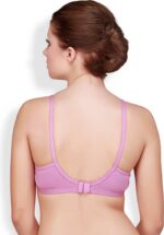 Floret Katrina Purple Bra - Non-Padded, Medium Coverage, Seamless, Stylish Design for Everyday Wear" - Image 4