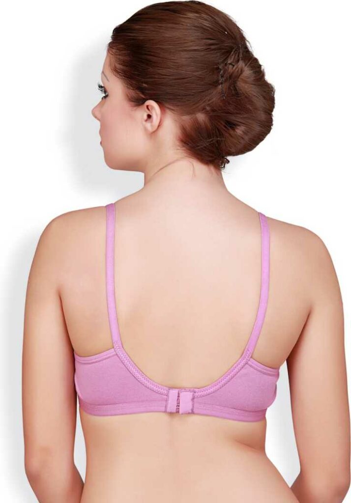 Floret Katrina Purple Bra - Non-Padded, Medium Coverage, Seamless, Stylish Design for Everyday Wear" - Image 4