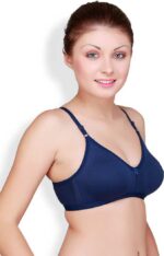 "Floret Katrina Blue Bra - Non-Padded, Medium Coverage, Seamless, Stylish Design for Everyday Wear" - Image 2