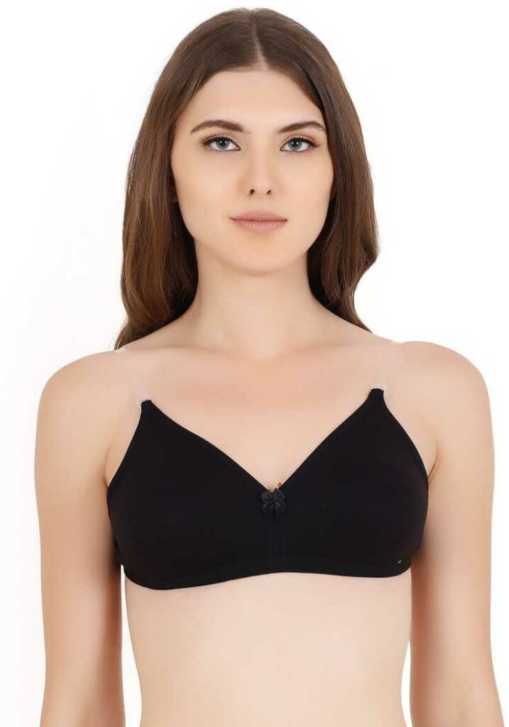 T3005 FLORET BRA bLACK - Image 1
