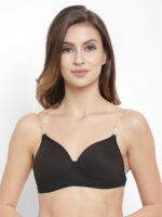 T-3029 floret bra black