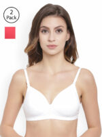 T-3029 floret bra white