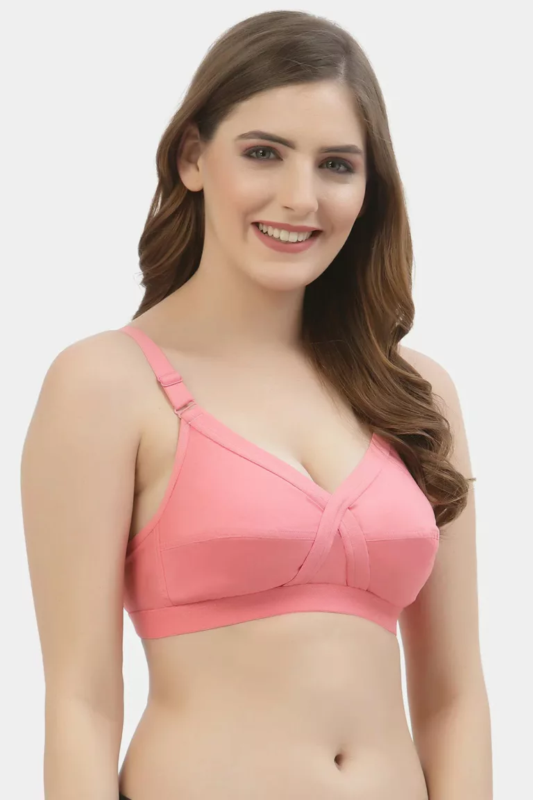 "Floret Crossfit pink Full Coverage Bra - Non-Padded, Seamless, Full Support for Everyday Wear" - Image 4
