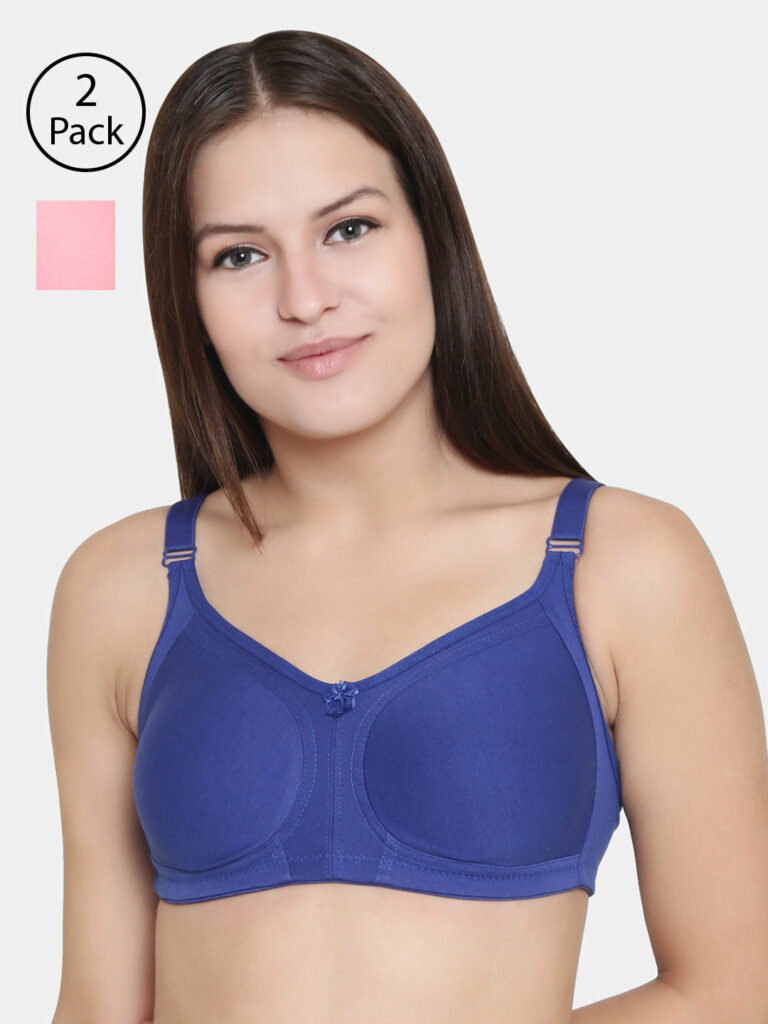 T3033 FLORET BRA BLUE - Image 1