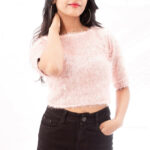 Blush Fluff Crop Top