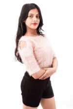 Blush Fluff Crop Top - Image 2