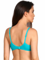 "Jockey 1722 Blue Seamless Bra - Side Support, Non-Padded, Medium Coverage for Everyday Use" - Image 3