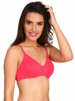 Jockey 1722 ruby pink Seamless Bra - Side Support  Non-Padded Medium Coverage for Everyday Use - Image 2