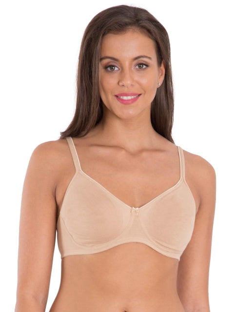 Jockey 1722 skin Seamless Bra - Side Support  Non-Padded  Medium Coverage for Everyday Use