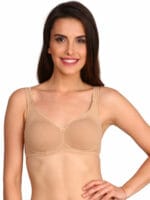 Jockey 1250 skin Seamless Bra - Side Support  Non-Padded  Medium Coverage, Supportive Everyday Use