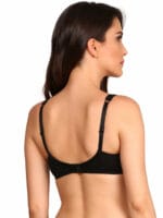Jockey 1250 Black Seamless Bra - Side Support Non-Padded Medium Coverage Supportive Everyday Use - Image 3