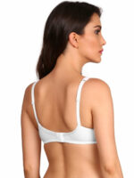 Jockey 1250 White Seamless Bra - Side Support  Non-Padded  Medium Coverage, Supportive Everyday Use - Image 3