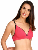 "Jockey 3101 ruby pink Seamless Bra - Side Support, Non-Padded, Medium Coverage for Everyday Comfort" - Image 2
