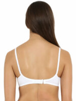 Jockey 3101 White Seamless Bra - Side Support Non-Padded Medium Coverage for Everyday Comfort - Image 3