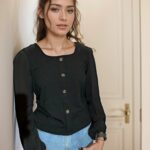 Black full sleeve top