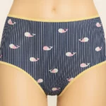 Printed Mid Rise Seamless Panty for women
