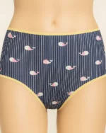 Printed Mid Rise Seamless Panty for women