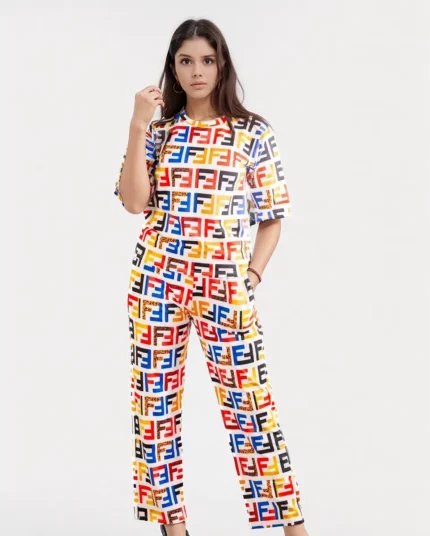 Vibrant Multicolor Printed Co Ord Set for Women