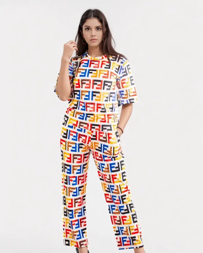 Vibrant Multicolor Printed Co Ord Set For Women