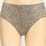 Leopard Print Seamless Mid Rise Panty