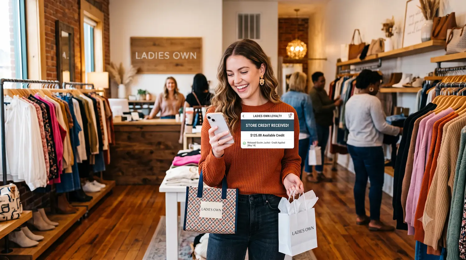 How to use Store Credit in store 1 Ladies own Store Credit